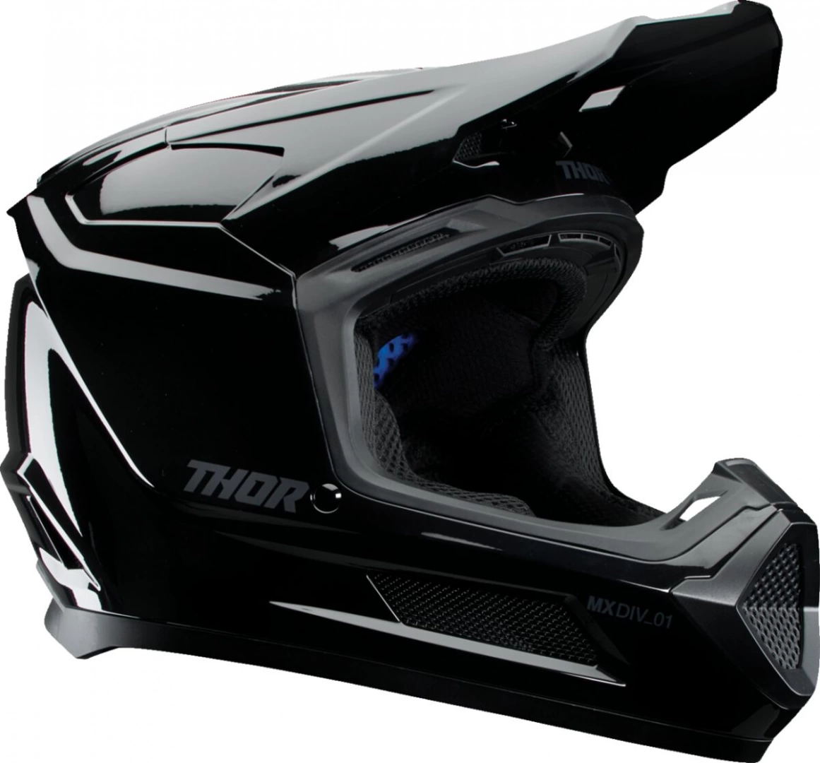 FULL-FACE HELMET THOR HELMET FLEET YOUTH BLACKOUT GLOS