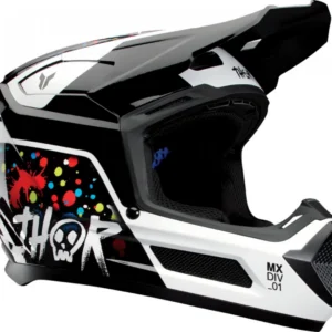 FULL-FACE HELMET THOR HELMET FLEET YOUTH SPLAT BLACK