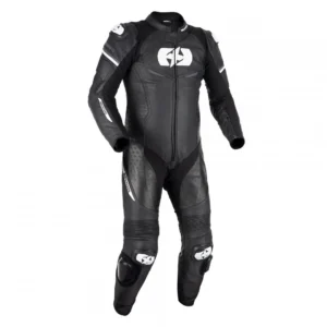OXFORD NEXUS 1.0 LEATHER MENS SUIT BLACK / WHITE