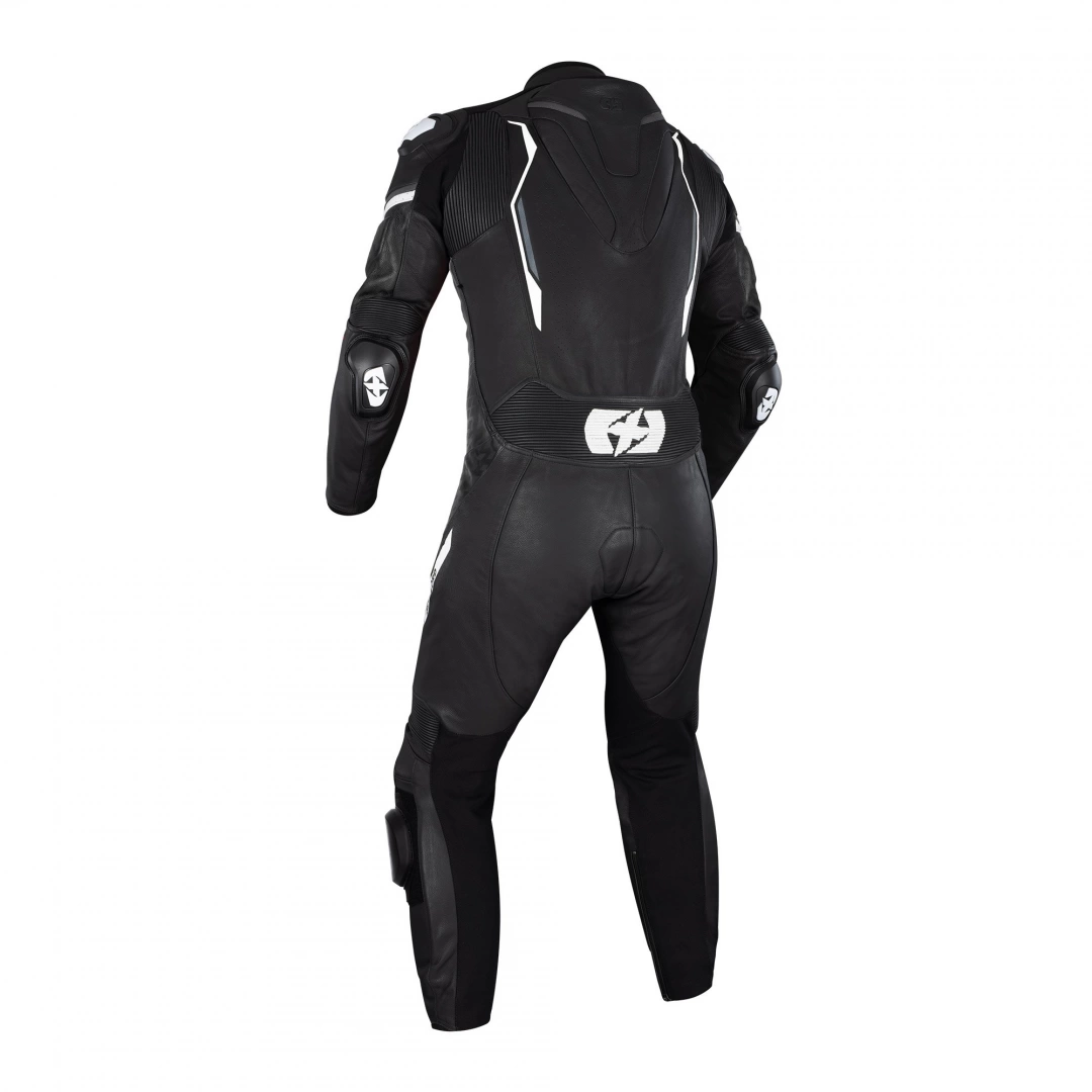 OXFORD NEXUS 1.0 LEATHER MENS SUIT BLACK / WHITE - Image 3